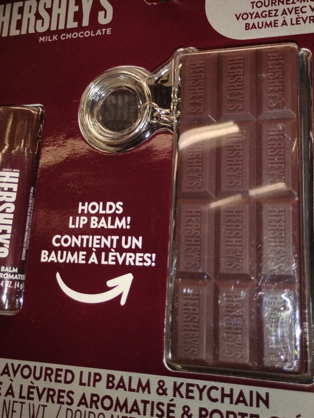Milk Chocolate Lip Balm & Keychain - Brown
